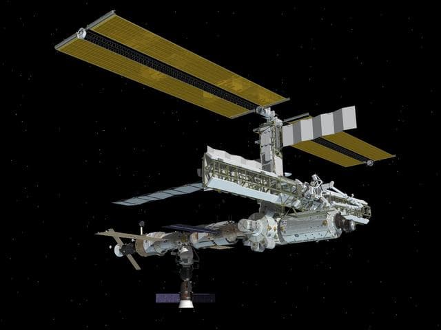 NASA image: Current Configurations of ISS for use on HSF web