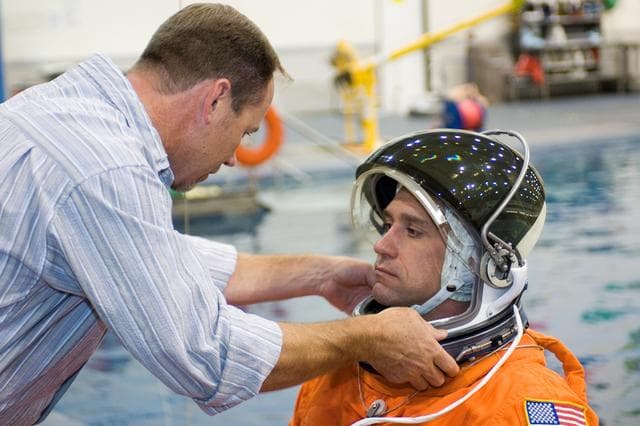 NASA image: STS-116 Water Survival Training