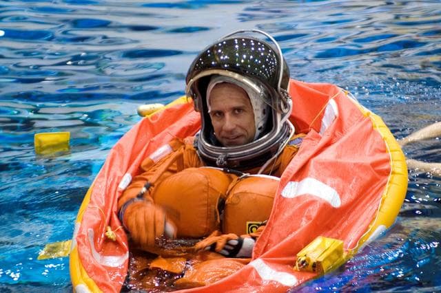 NASA image: STS-116 Water Survival Training