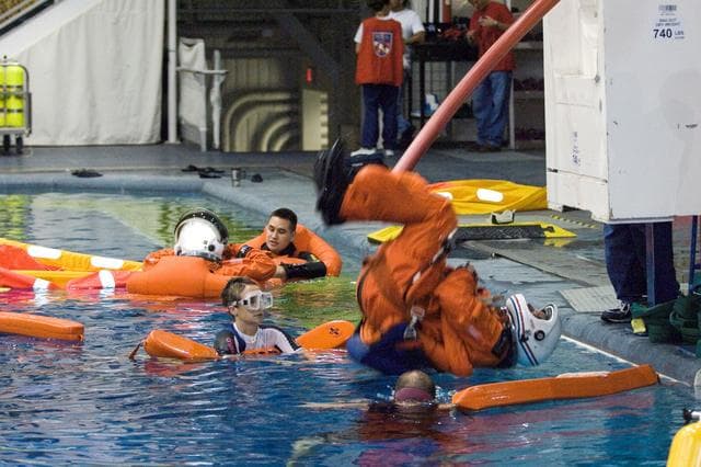 STS-116 Water Survival Training