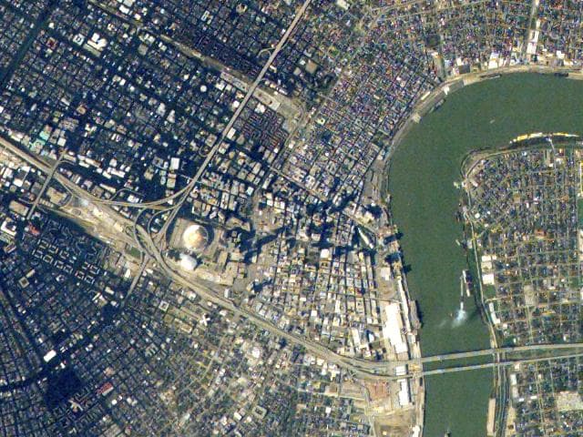 NASA image: New Orleans after Hurricane Katrina