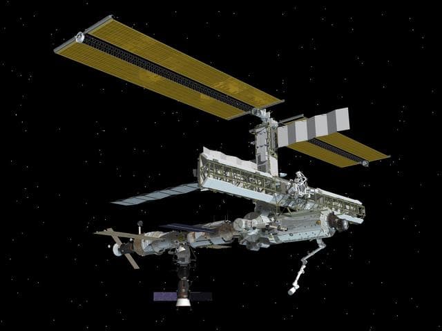 NASA image: Current Configurations of ISS for use on HSF web