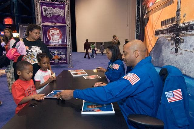 NASA image: NASA Exhibit at the NBA All-Star Jam Session