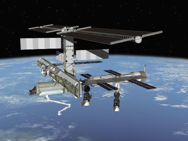 NASA image: Current Configurations of ISS for use on HSF web