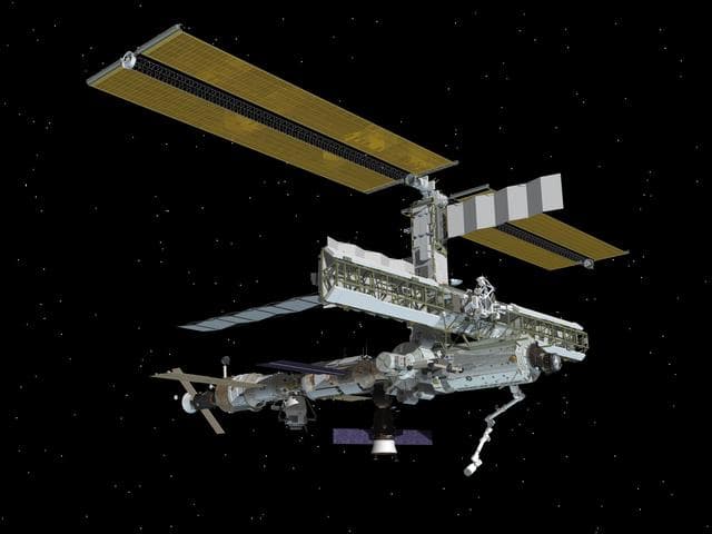 NASA image: Current Configuration of ISS for use on HSF Website