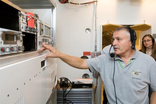 NASA image: Crew Station Airlock Training, INC-5, SSATA Chamber, STB-ST-781 (Kotov)