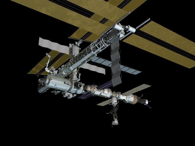 NASA image: Current Configurations of ISS for use on HSF