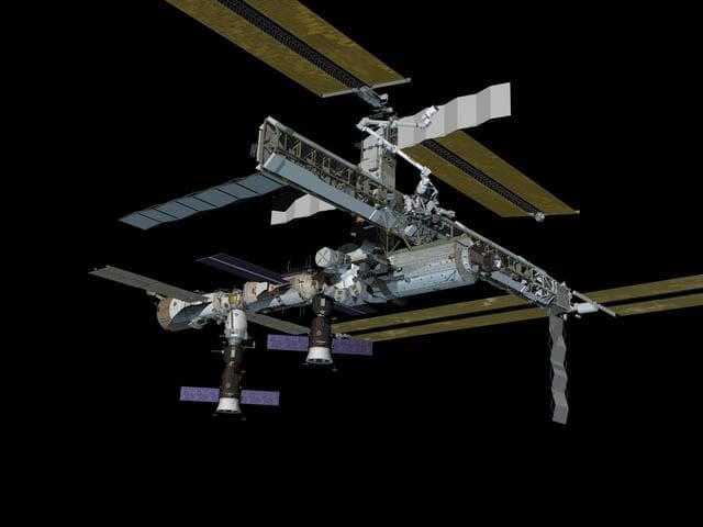 NASA image: Current Configurations of ISS for use on HSF web