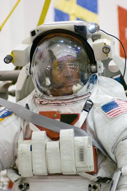 NASA image: STS-117 Crew during an EVA 3 Run at the NBL