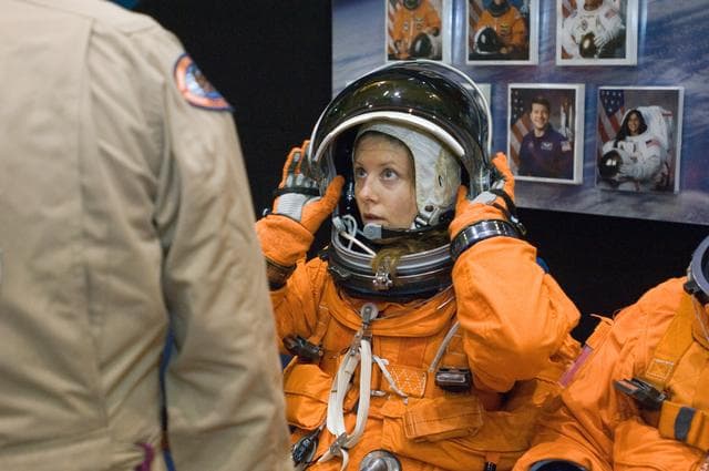 NASA image: STS-118 Bailout Training with Expedition 15 Crewmember Clayton Anderson