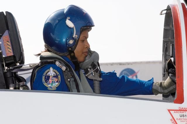 NASA image: The crew of STS-116 leave from Ellington Field for KSC for prelaunch training