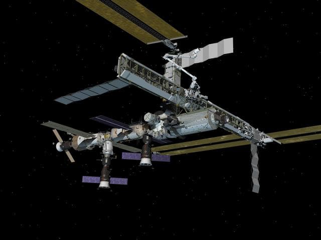 NASA image: Current Configurations of ISS for use on HSF web