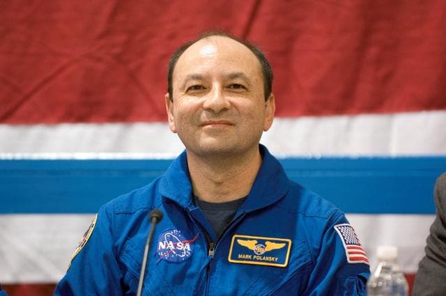 NASA image: STS-116 Crew and ESA astronaut Thomas Reiter during Crew Return Ceremony