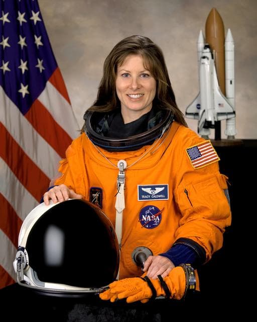 NASA image: Official Portrait of Astronaut Tracy Caldwell: Official and Alternate Views