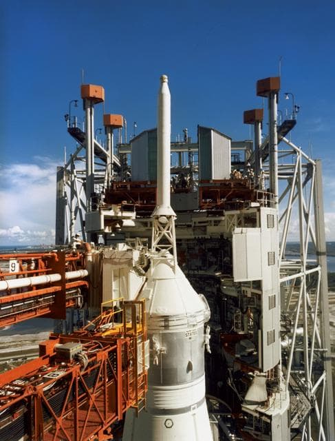 NASA image: Apollo 11 spacecraft pre-launch