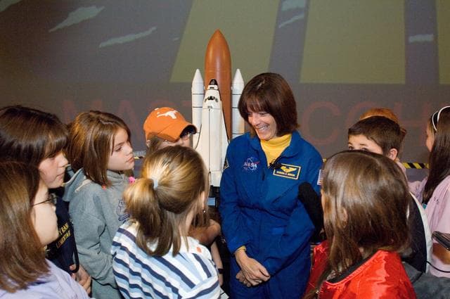 NASA image: Meet an Astronaut Day at Space Center Houston with STS-118 astronauts