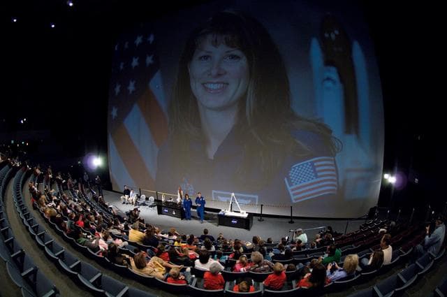 NASA image: Meet an Astronaut Day at Space Center Houston with STS-118 astronauts