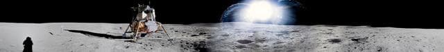 NASA image: Panoramas of Apollo sites 