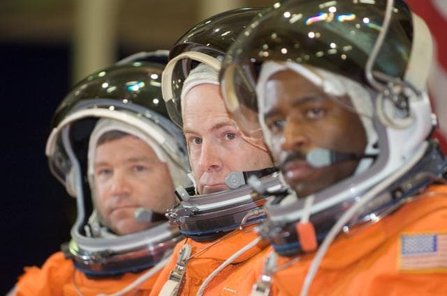 NASA image: STS-122 Preflight Egress Training