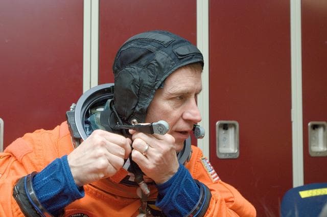 NASA image: STS-125 Crew during Bailout Training in CCT II