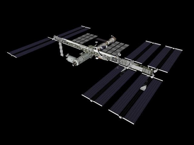 NASA image: Current Configurations of ISS for use on HSF web