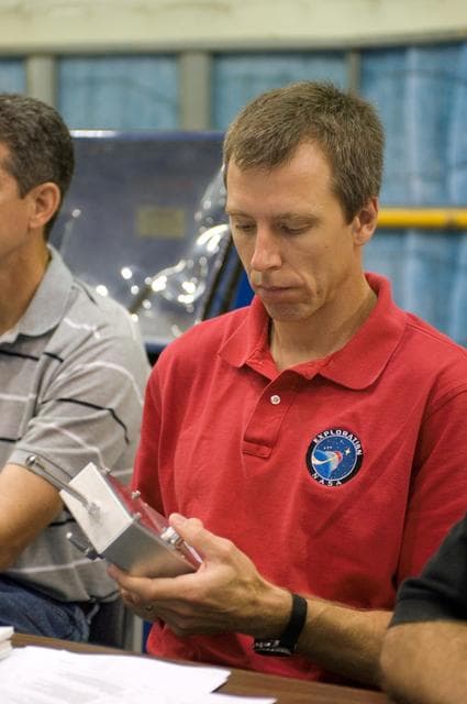 NASA image: STS-125 Preflight Training - EVA RCC Repair