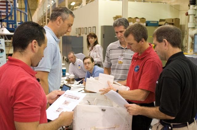 NASA image: STS-125 Preflight Training - EVA RCC Repair