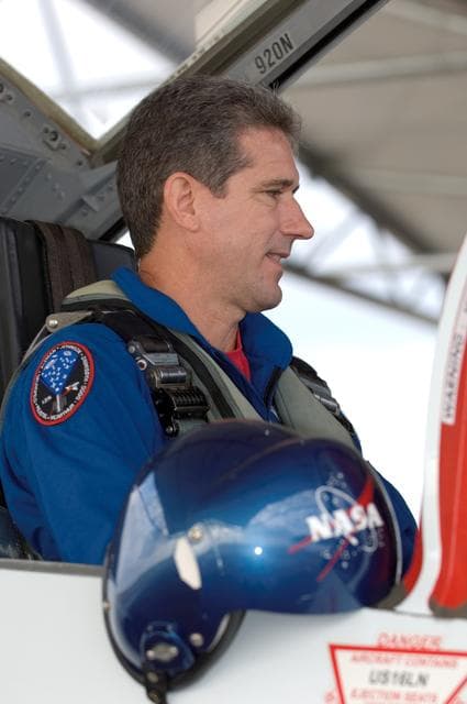 NASA image: STS-125 Crew prepping for T-38 flights
