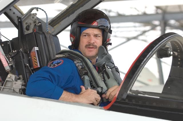 NASA image: STS-125 Crew prepping for T-38 flights