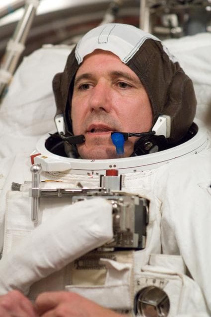 NASA image: STS-125 Astronaut Mike Good during SSATA chamber run