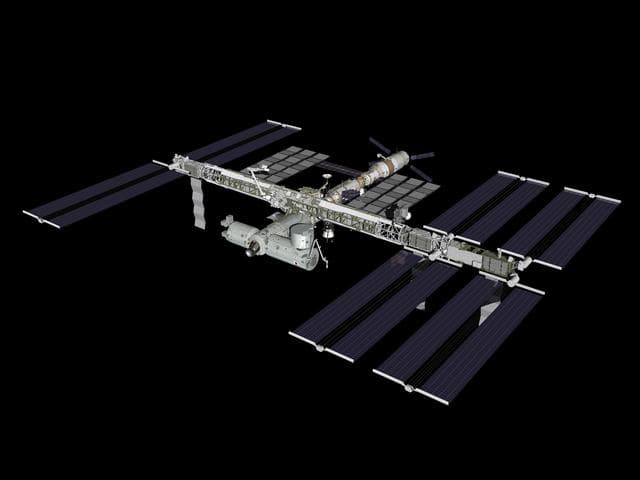 NASA image: Current Configuration of ISS for use on HSF Website