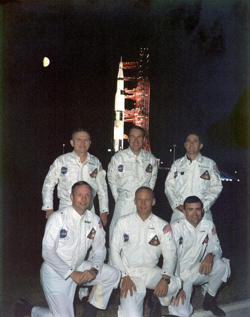 NASA image: Apollo 8 primary crew and backup crew portrait 