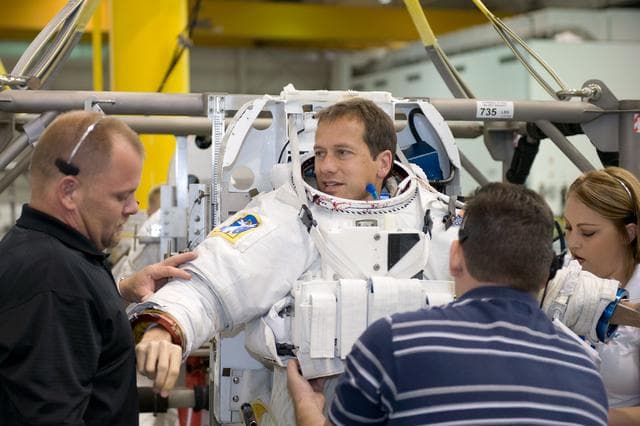 NASA image: STS-127 astronauts Chris Cassidy and Tom Marshburn