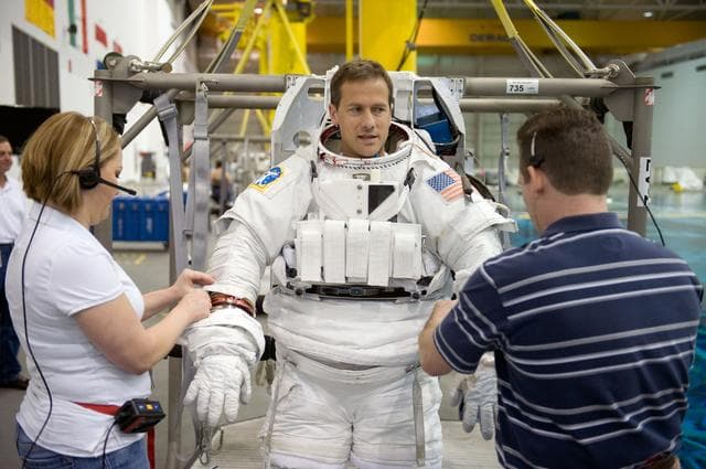 NASA image: STS-127 astronauts Chris Cassidy and Tom Marshburn