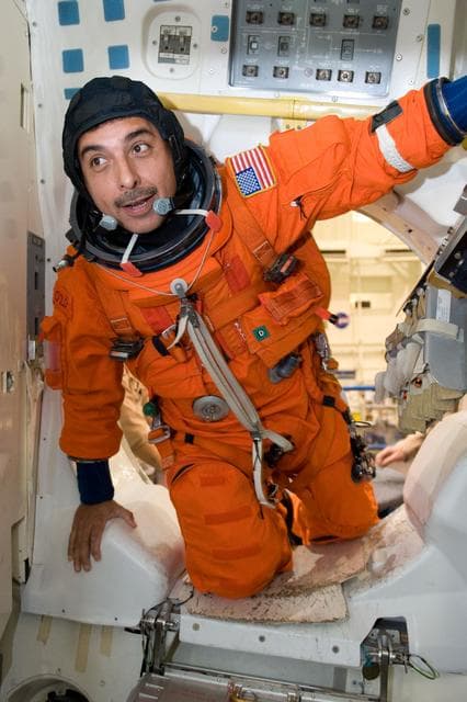 NASA image: STS-128 Egress Training with Expedition 26 Crewmember