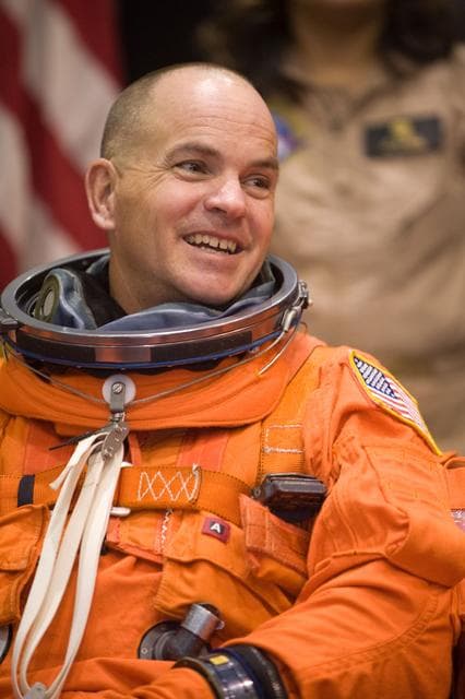 NASA image: STS-128 Egress Training with Expedition 26 Crewmember
