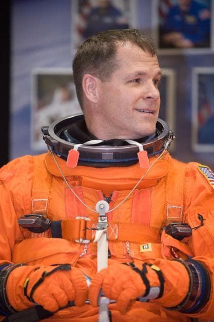 NASA image: STS-128 Egress Training with Expedition 26 Crewmember