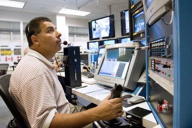 NASA image: Preflight coverage of STS-128 crew members Danny Olivas and Christer Fuglesang 