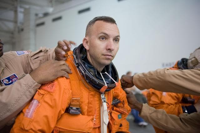 NASA image: STS-129 Water Survival Training at the NBL