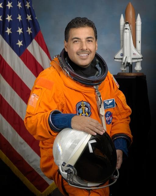 NASA image: Official Individual ACES suit photo Astronaut Jose M. Hernandez, mission specialist