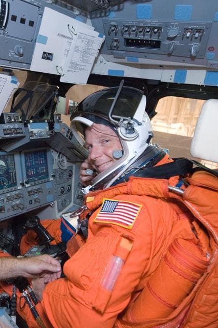 NASA image: STS-130 crew bailout training