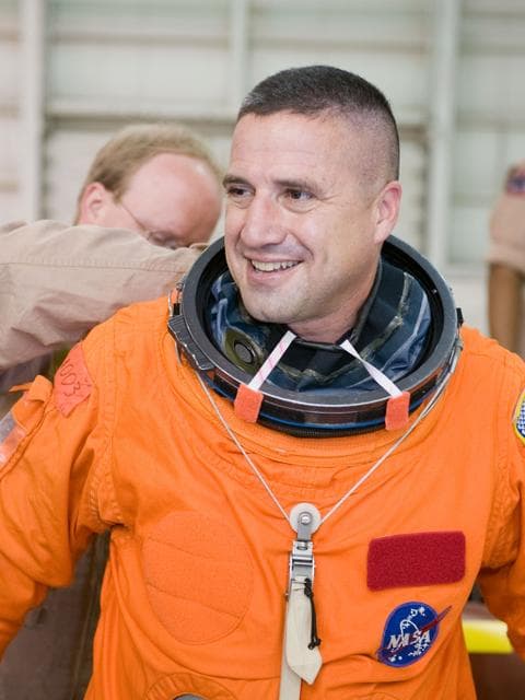 NASA image: STS-130 Preflight Training. Water Survival Training at SCTF, NBL