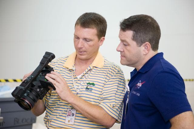 NASA image: STS-130 Preflight Training. Water Survival Training at SCTF, NBL 