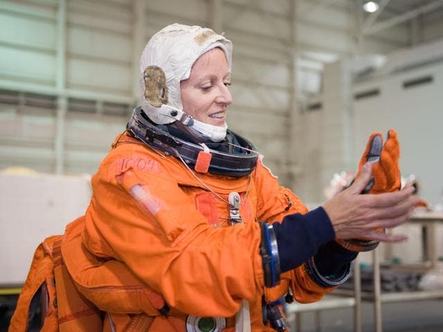 NASA image: STS-130 Preflight Training. Water Survival Training at SCTF, NBL 