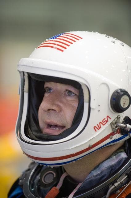 NASA image: STS-130 Preflight Training. Water Survival Training at SCTF, NBL 