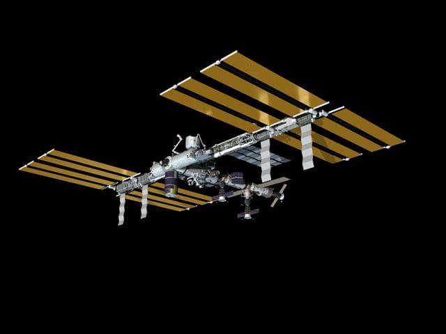 NASA image: Current Configuration of ISS for use on HSF web