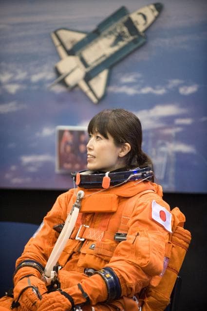 NASA image: STS-131 suited payload egress training (FFT PLD EG 91019) with the STS-131 crew. 