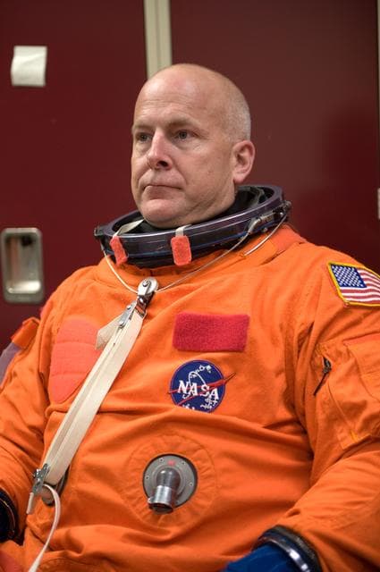 NASA image: STS-131 suited payload egress training (FFT PLD EG 91019) with the STS-131 crew. 