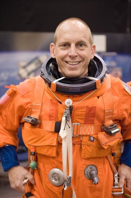 NASA image: STS-131 suited payload egress training (FFT PLD EG 91019) with the STS-131 crew. 