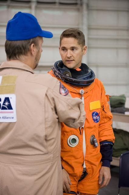 NASA image: STS-131 Water Survival Training at NBL.